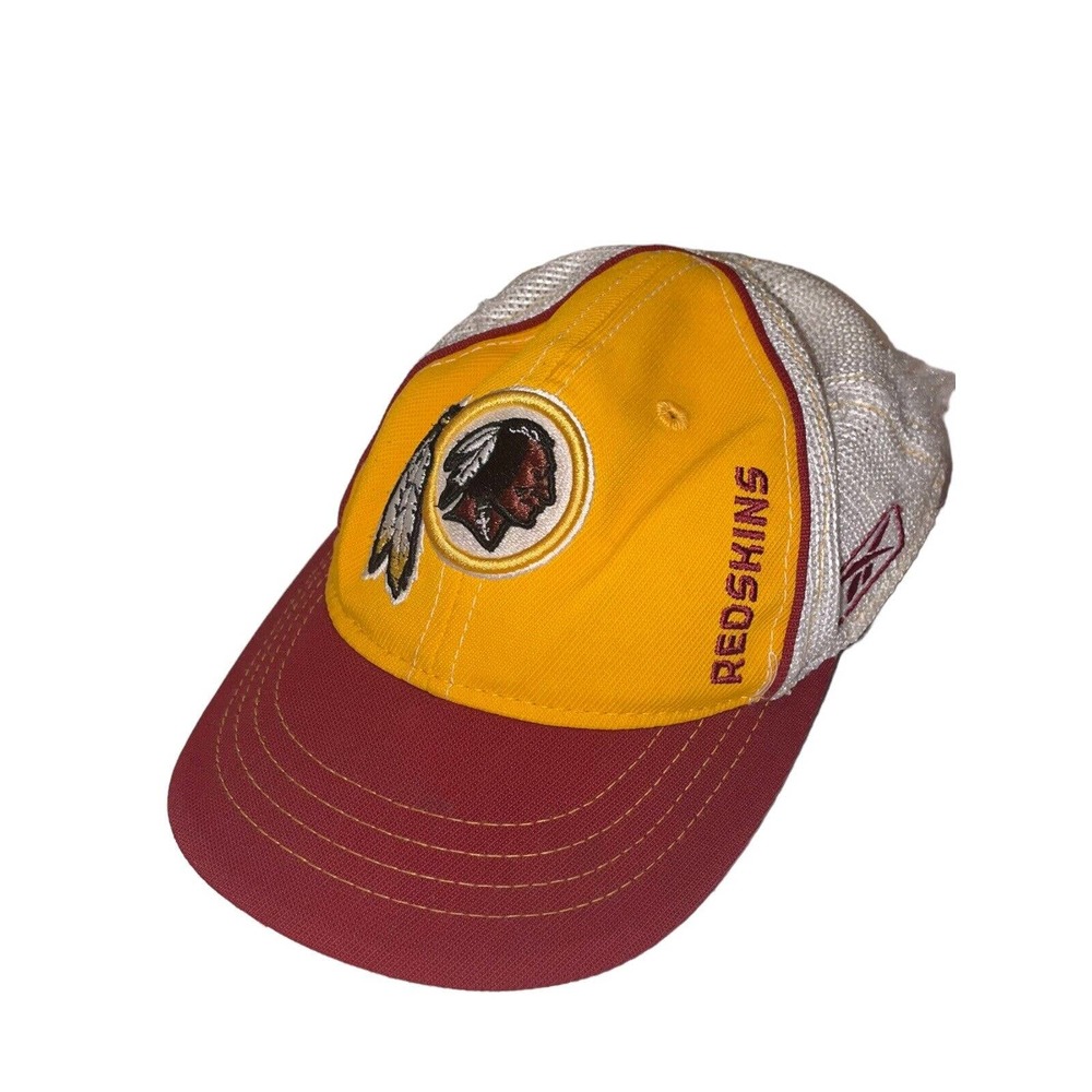 VTG Washington Redskins Hat Toddler Red Gold NFL Authentic Sideline Reebok